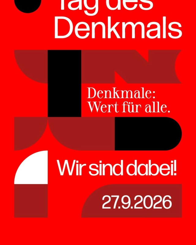Post vom 20.08.2026 15:01 - ⚜️Veranstaltungshinweis⚜️ Tag des Denkmals 2026 27.09.2026, 10:00 Uhr bis 17:00