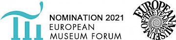 Logo Nominiert für den "European Museum of the Year Award" 2021